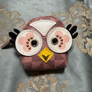 New! Super cute! Pink Owl Coin Purse/bag Charm